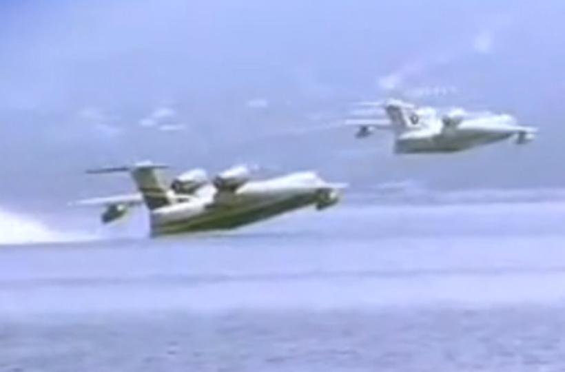 Beriev Be-200 watershow 