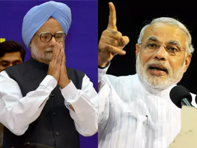 Narendra Modi-Manmohan Singh