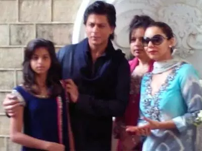 SRK’s Eid celebration with family