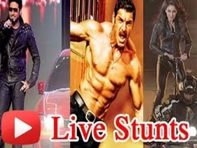 Watch: Bollywood actors performing deadly stunts live