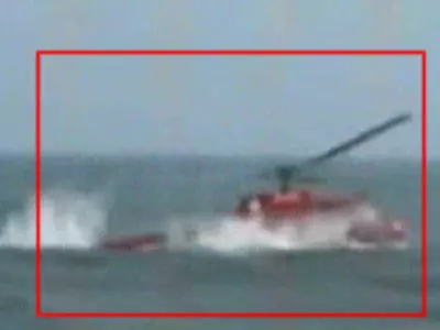 Brazil: Rescue chopper crashes into sea