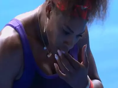 Now, Serena Williams Hurts Herself