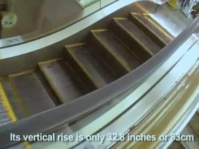 worlds shortest escalator