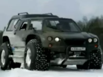 Extreme Amphibious Russian Vehicle