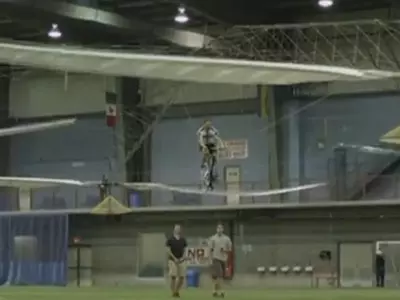 Human-powered Helicopter Flies into Aviation History