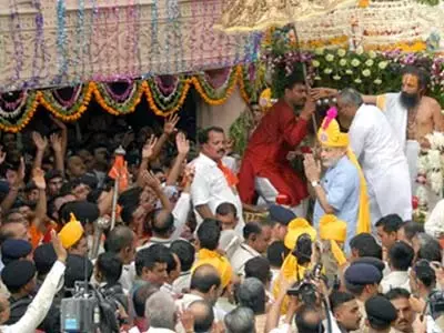 Modi kicks off 136th Jagannath Rath Yatra in Ahmedabad