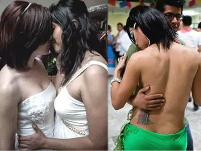 Group gay wedding held in Mexico City