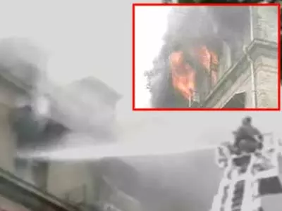 Fire at government building in Mumbai