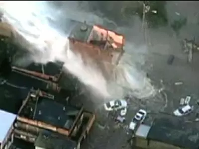 Deadly water main explosion in Brazil