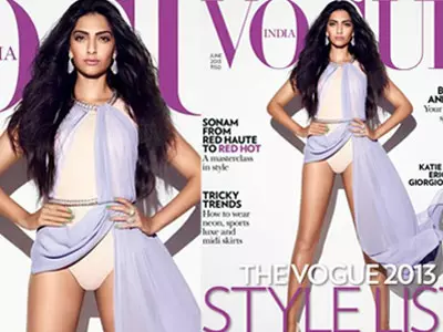 Sonam Kapoor dares to bare on Vogue cover