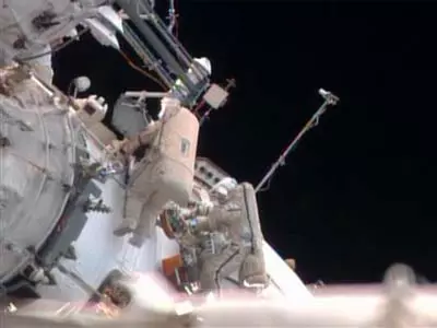 Spacewalking Astronauts Hope To Stop Leak