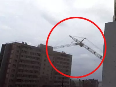 Crane Collapses Into Apartment
