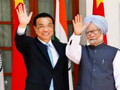 Li Keqiang-Manmohan Singh