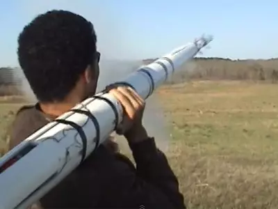 Homemade Shoulder-fired Rocket Launcher