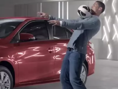Cristiano Ronaldo Presents Toyota Yaris