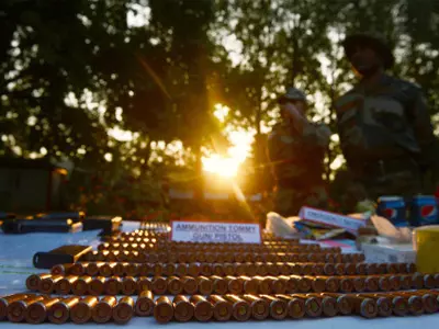 Huge Cache Of Arms Recovered From J&K