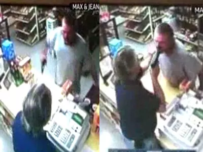 Clerk Pulls Gun On Would-Be Thief