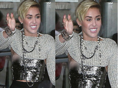Miley Cyrus Suffers Wardrobe Malfunction