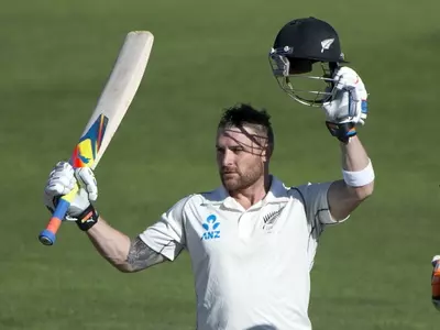 Brendon McCullum remained unbeaten on 114 against India on Day 3 of the 2nd Test in Wellington.