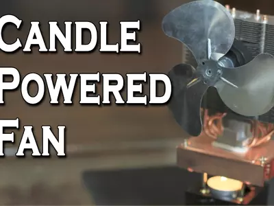 Candle Powered Fan